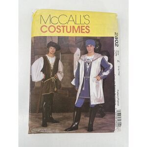 McCall's 2802 Men's Renaissance Costume Sewing Pattern L-XL‎